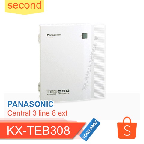Central KX-TEB308 Pabx Panasonic 3 line 8 extension Second