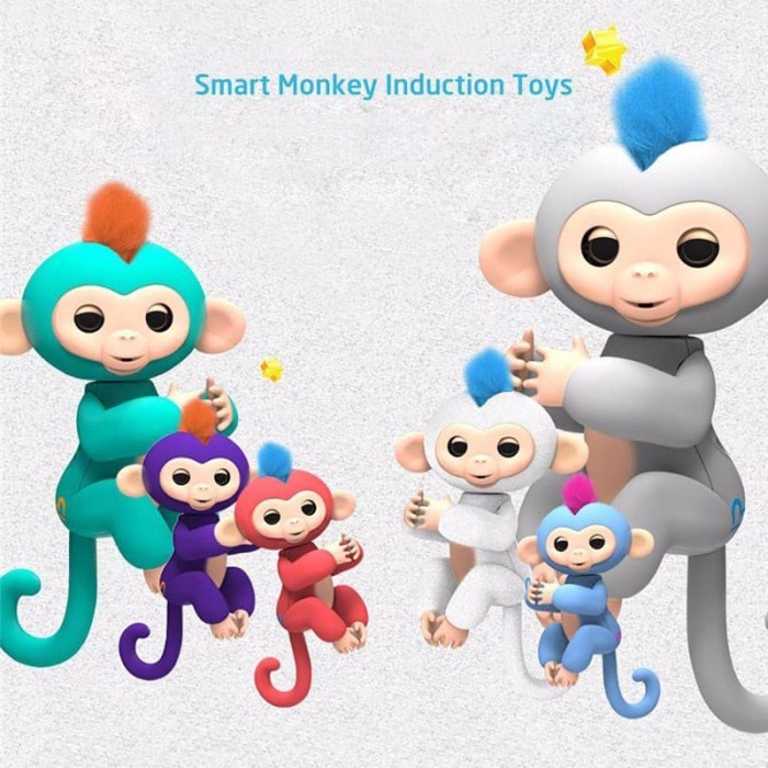 Kado Mainan Anak Monyet Gerak Smart Monkey Seru - Blue