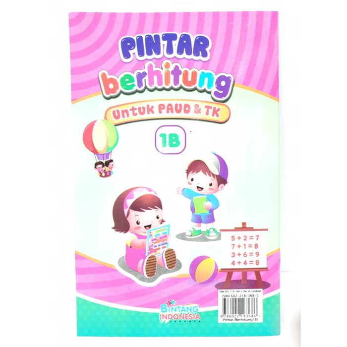 Buku Edukatif Pintar Berhitung untuk PAUD TK  1A 1B | Promo TS