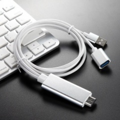 MHL Phone HDTV Cable Plug and Play