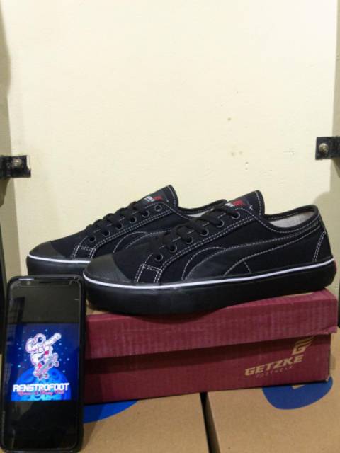 Getzke Koyoanu Black White/ Karyo - Sepatu Getzke