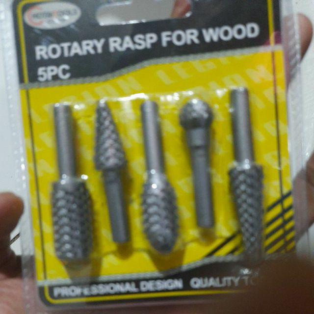 Mata Bor Lubang Ukir Kayu Wood Bits Steel 1/4 Inch 5 Pcs 57000
