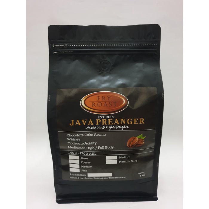 

vf2011vf Kopi Arabika Java Preanger 1 Kg Biji Dan Bubuk - Biji Ds20X11