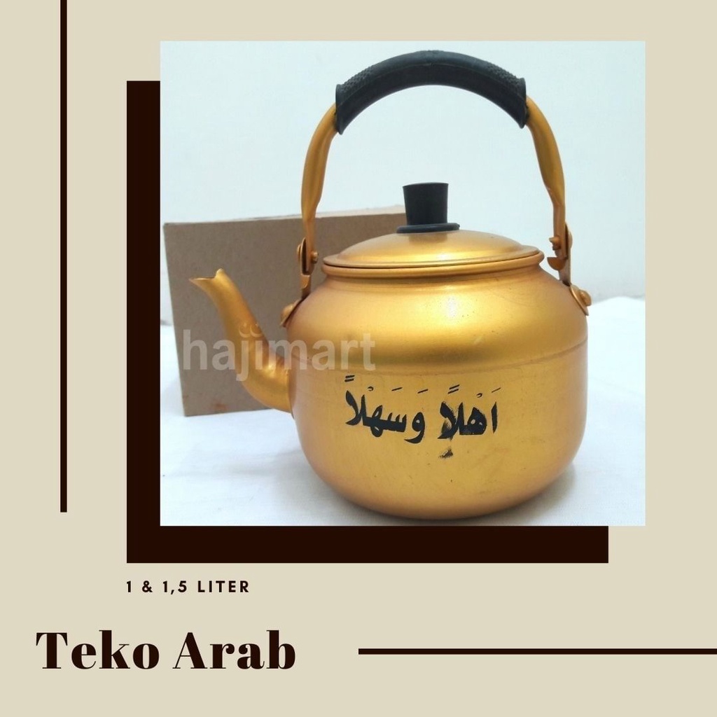 Teko Arab/ Teko Air Zamzam Arab/ Oleh-oleh Haji dan Umroh