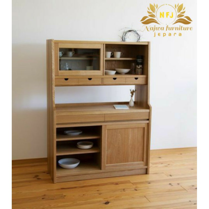 LEMARI PIRING RAK DAPUR JATI LEMARI DAPUR JATI