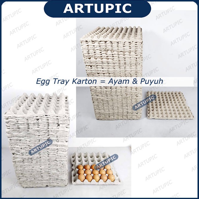 Egg Tray Puyuh KARTON Kertas kardus rak Tempat Telur Telor puyuh 70 lembar