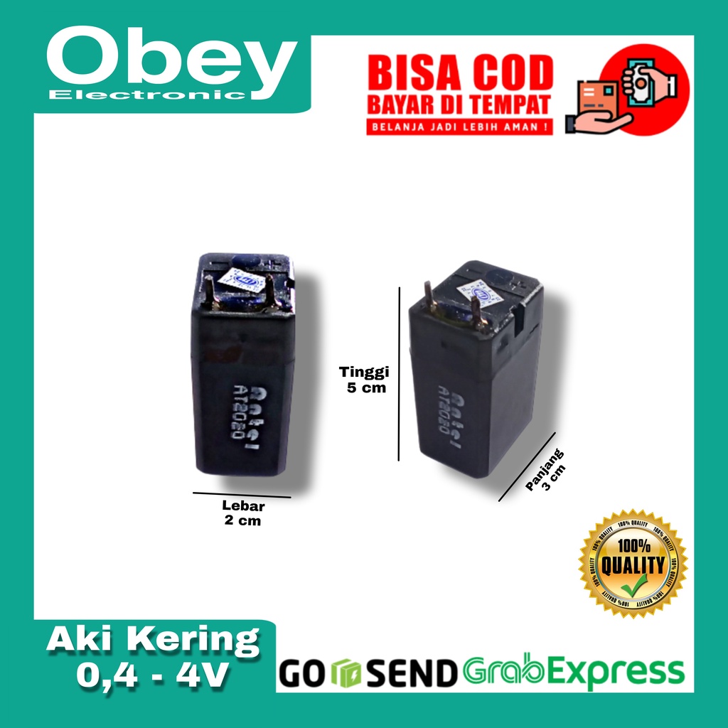 Aki Kering 0,4ah - 4V