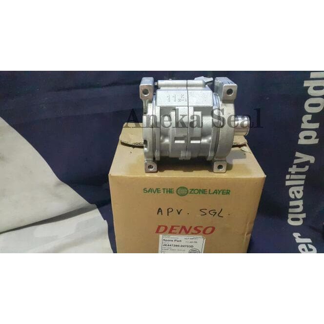Compressor Compresor Kompresor AC Mobil Suzuki APV Single Denso