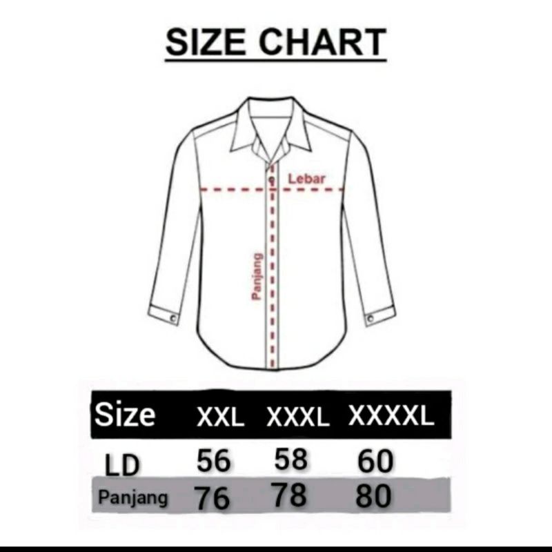 Kemeja Polos JUMBO BIGSIZE Lengan PENDEK XXL XXXL 2XL 3XL XXXXL , 4XL , 5XL