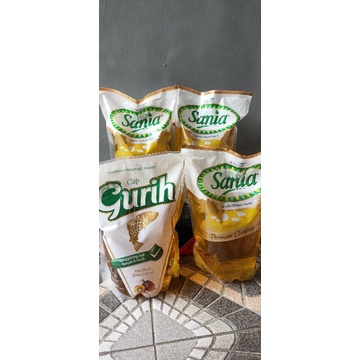 

paket minyak goreng sania/gurih 2 liter