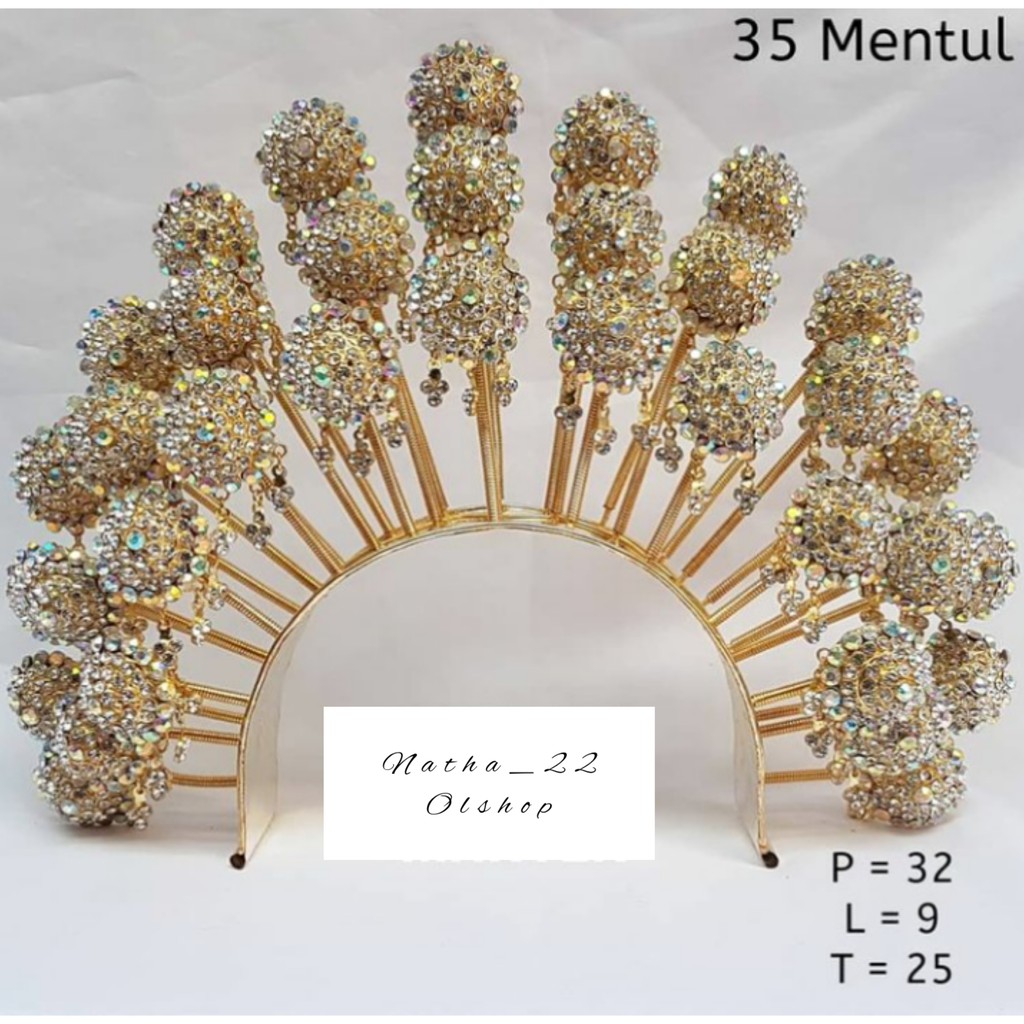 Mahkota Bugis/Mahkota Adat Bugis/Sunting Bugis/Bando Pengantin Melayu/Bando Bugis/Sunting Melayu