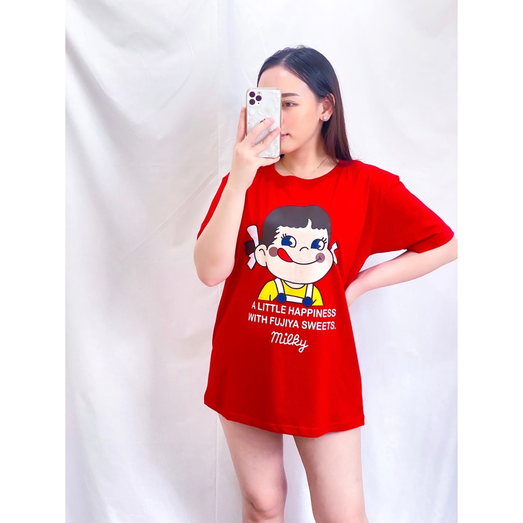 Kaos Oversize Wanita Lengan Pendek Atasan Oversize Terbaru Kaos Wanita Lucu