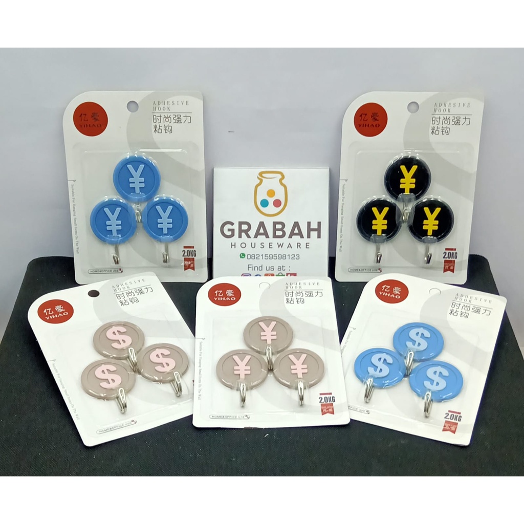 Gantungan Tempel Dinding Motif Random Grabah Houseware