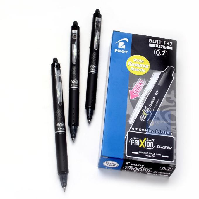 

Big Sale GROSIR!!! Pulpen Pen Frixion Pilot 0.7 HITAM ( Bisa Dihapus ) Promo Awal tahun