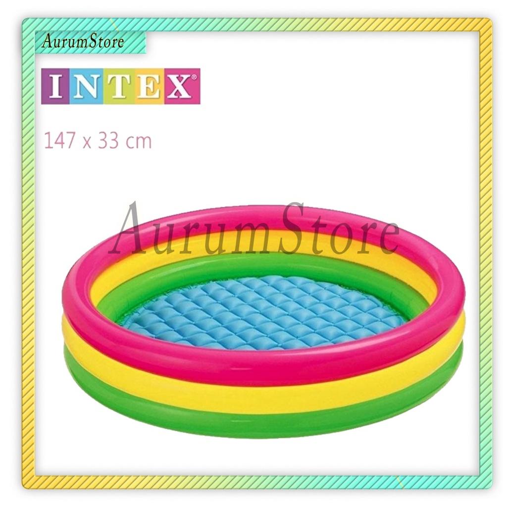 Intex 57422 Kolam Renang Anak Besar [147cm x33cm] / Kolam Renang Anak