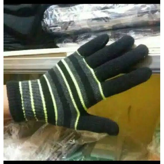 Hand Gloves Salur Unisex / Sarung Tangan Rajut Musim Dingin / Sarung Tangan Motor