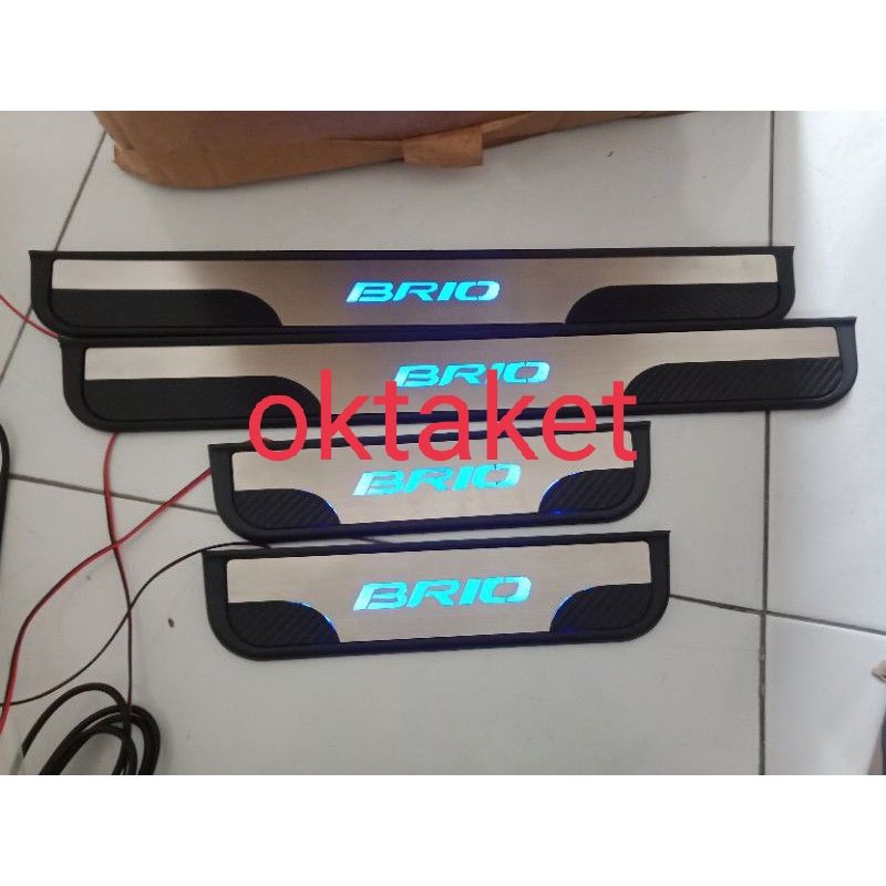 sillplate samping all new Brio 2018 stainless led model Oem