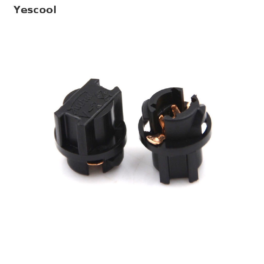 Yescool 10 Pcs Socket Bohlam Lampu T5 Model Putar