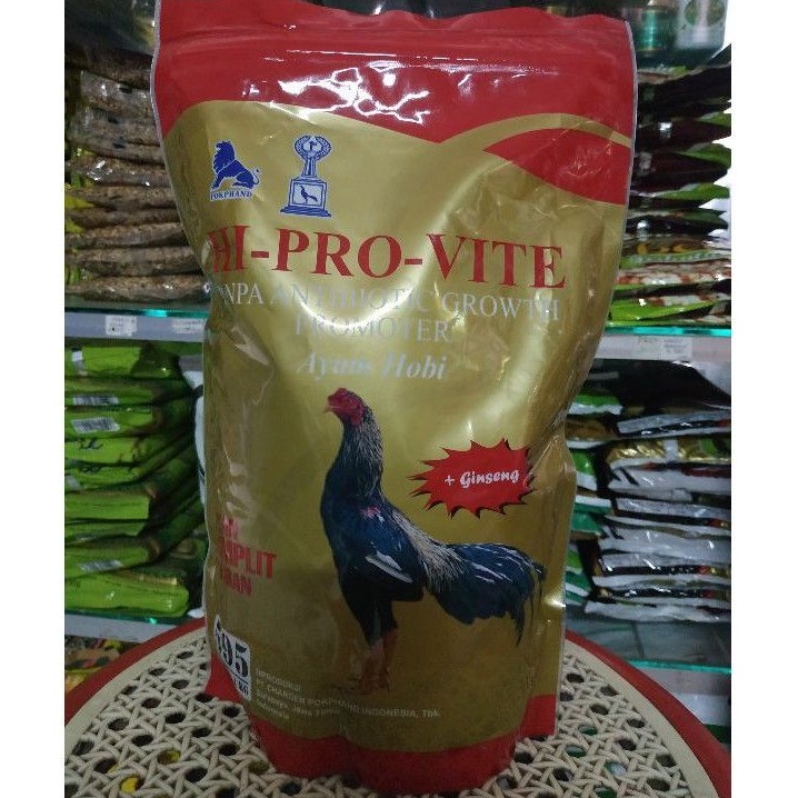 Hi Pro vite 595 Pakan Ayam Bangkok Dewasa PLUS Gabah