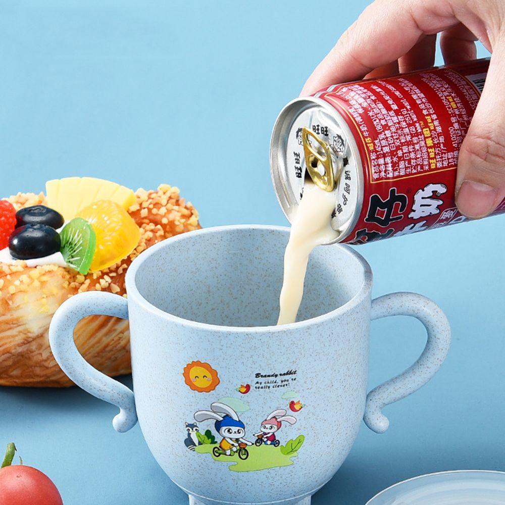 Solighter Straw Cup Portable Botol Minum Balita Bayi Anti Bocor Tahan Jatuh