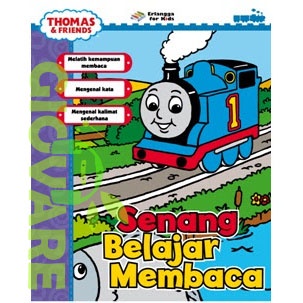 BUKU SENANG BELAJAR MEMBACA THOMAS AND FRIENDS ERLANGGA FOR KIDS