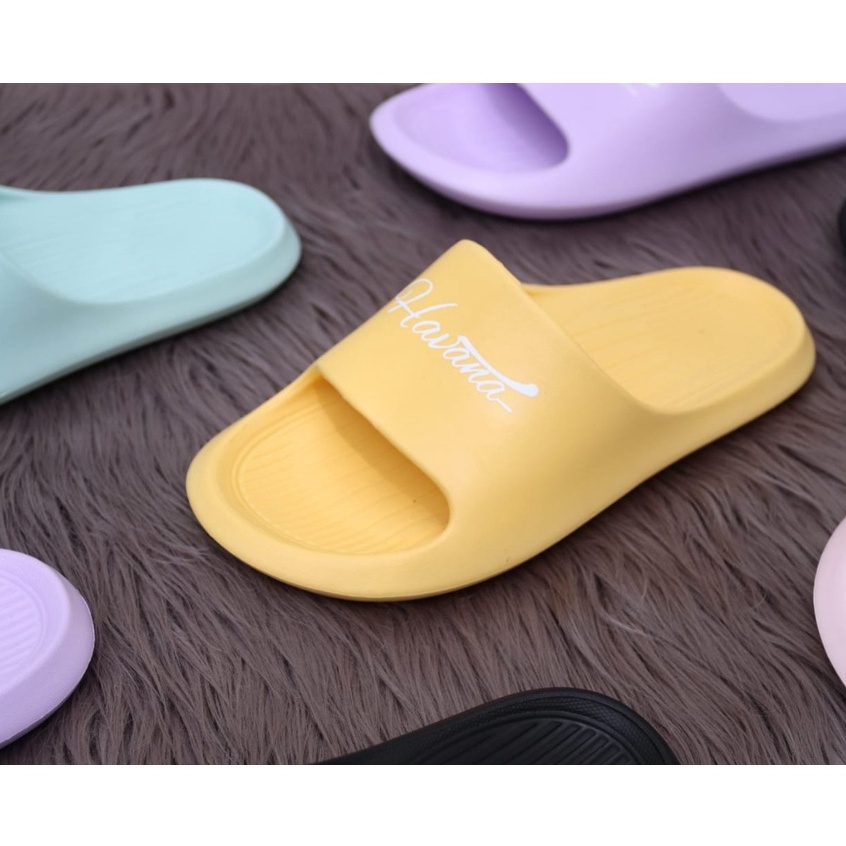 Sandal Selop Sandal Wanita Slop Havana Sendal Wanita Sandal Cewek Slip On Terbaru Sandal Slide Sandal Wanita Terbaru Murah Fashionable