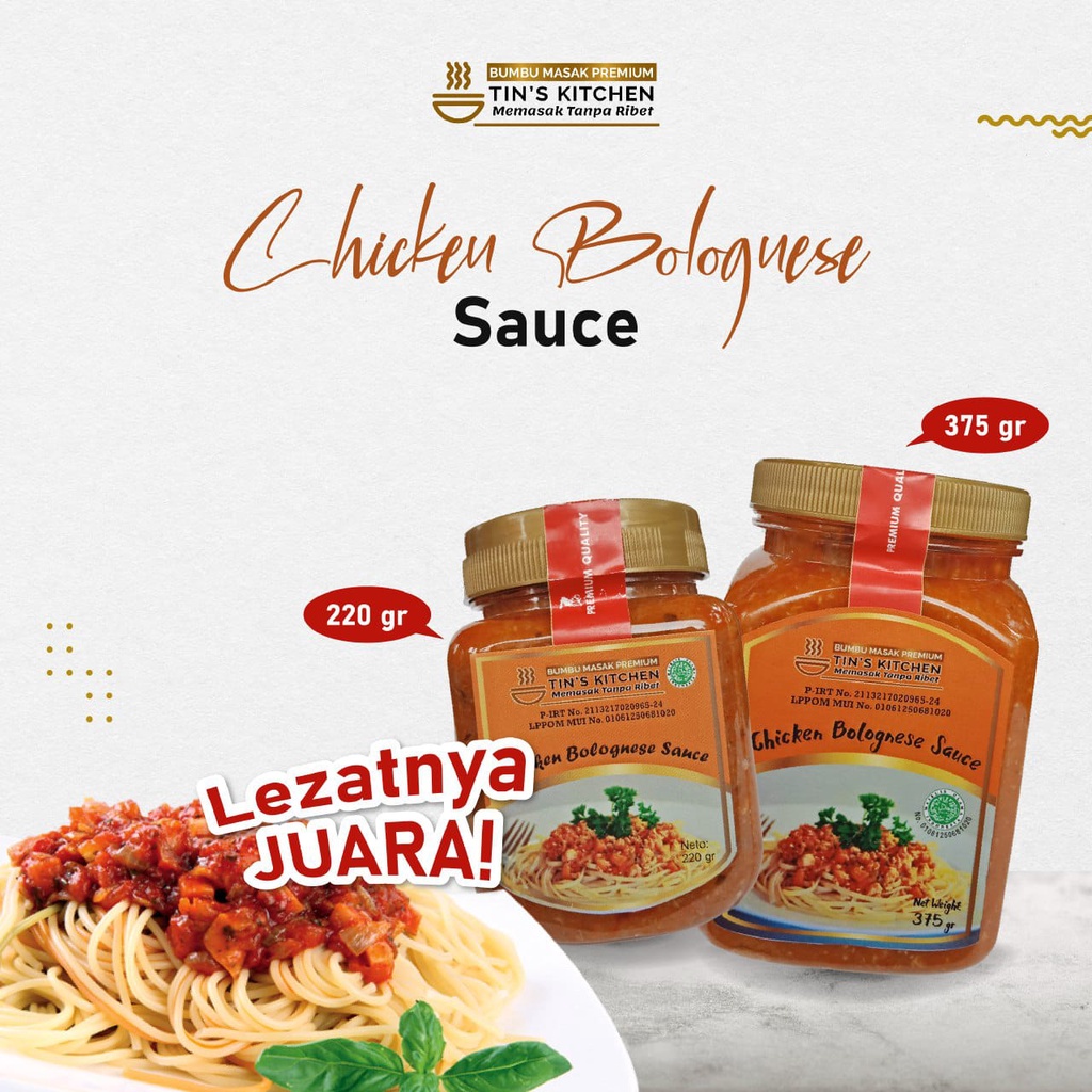

Chicken Bolognese Sauce 220 Gram Chicken Spagetti Sauce Chicken Bolognese Sandwich Chicken Bolognese Mudah Chicken Bolognese Enak