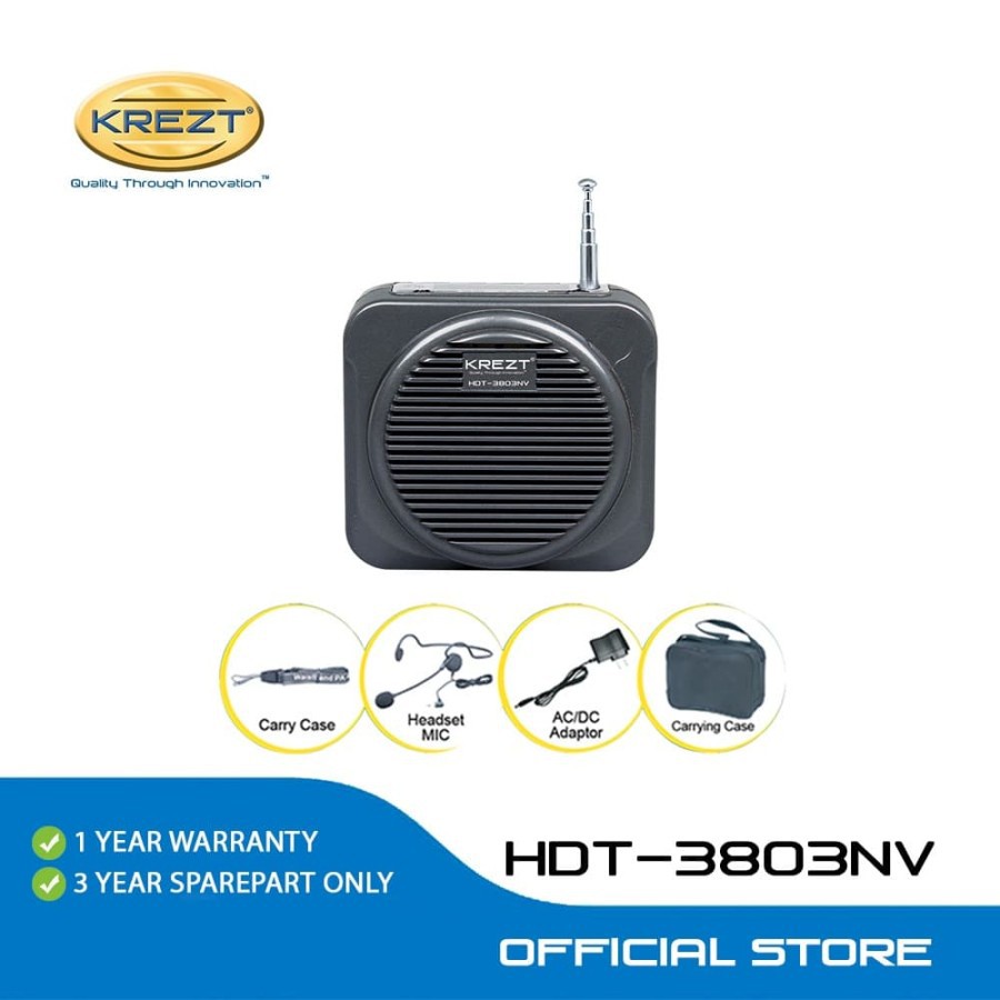 PORTABALE MULTIMEDIA AMPLIFIER KREZT HDT-3803NV