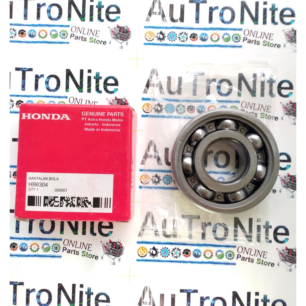 Bearing Laher Bantalan Bola HB 6304 Original Honda Genuine Parts HB6304