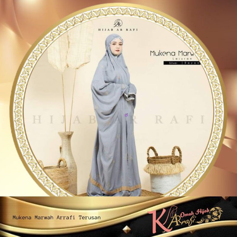 Jilbab Hijab Kerudung Mukena Rayon Lajuran Terbaru 2021 Arrafi ORI HijabWanitaCantik Mukena Adem