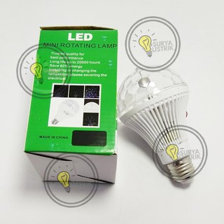  Lampu  Disco Warna Warni Led Putar  lampu  led disco mini 