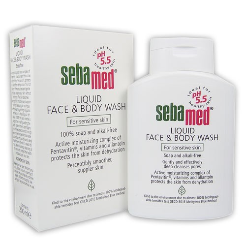 (EXP JULI 2022) SEBAMED Liquid Face And Body Wash 200 ml