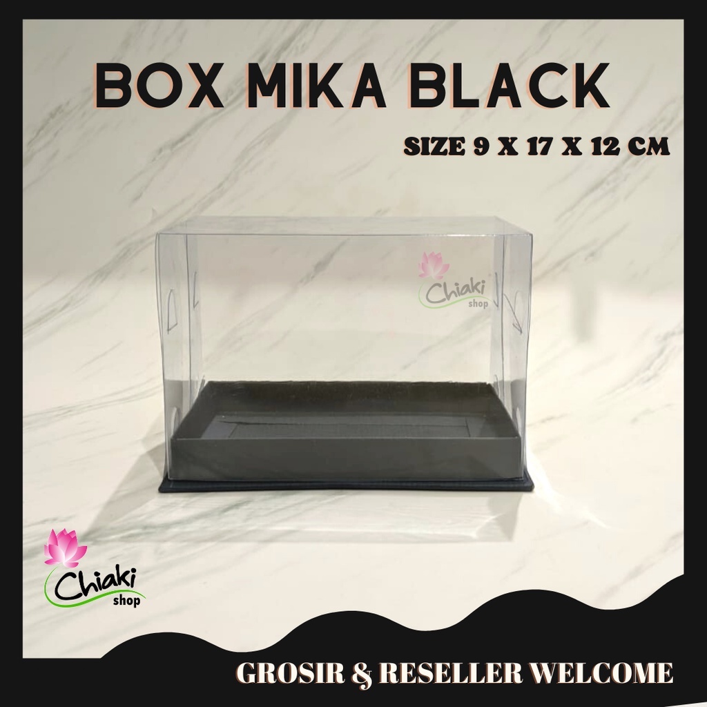 

Box Mika Cupcake isi 2 HITAM uk 17 x 9 cm Donat Dus Kue Kardus Emas Muffin Cake Pudding Karton Chiaki