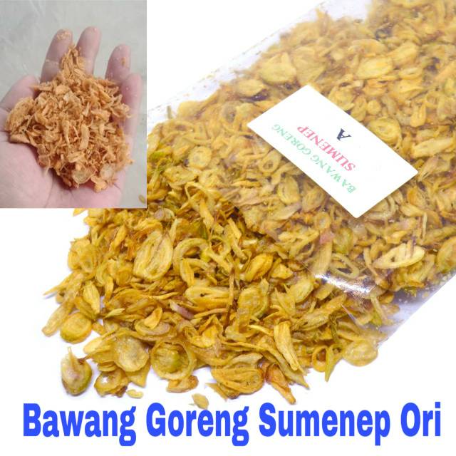 

Bawang goreng Sumenep Ori 1000gr (1kg)