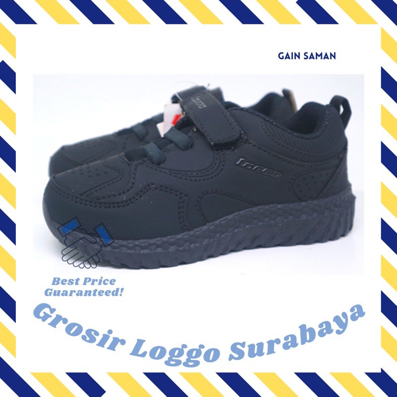 Loggo Sepatu Hitam Gain Saman