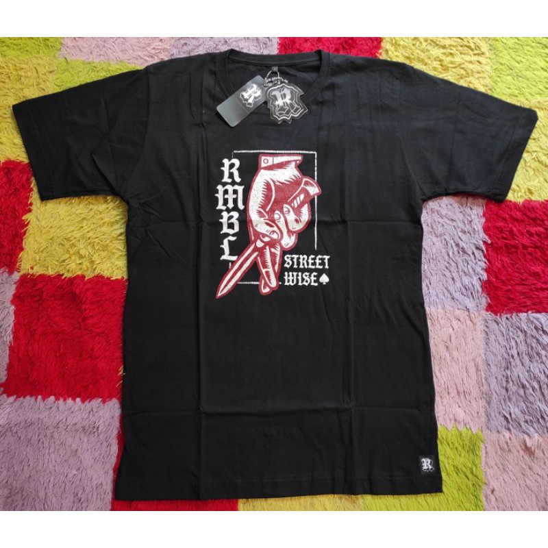 Tshirt Rumble / kaos rumble / rumble original / rmbl bali / street wise
