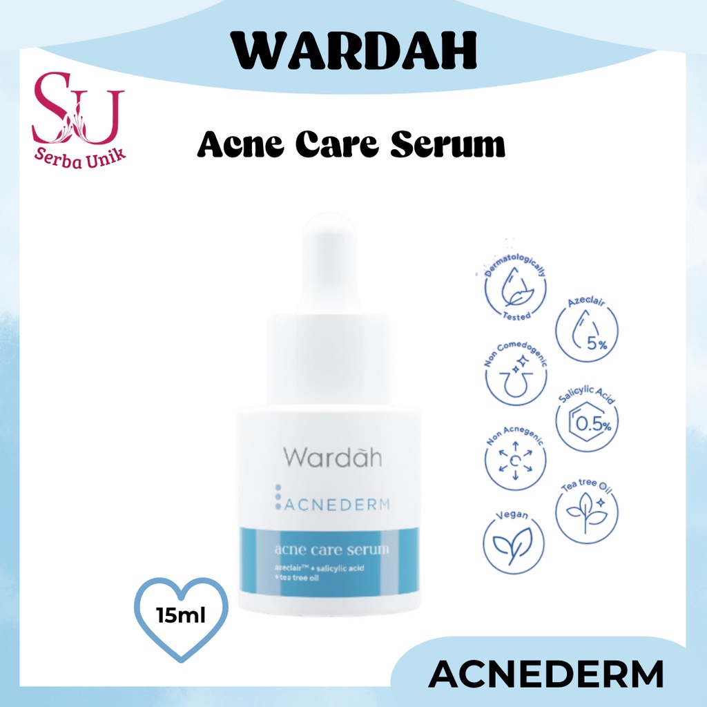 Wardah Acnederm Acne Care Serum 15ml | Serum Jerawat