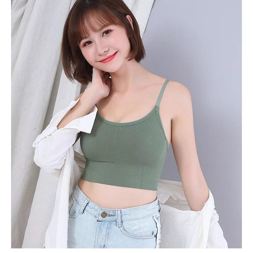 Alibaba1688 Bra Sport Bralette Wanita Pakaian Dalam Wanita Crop Top