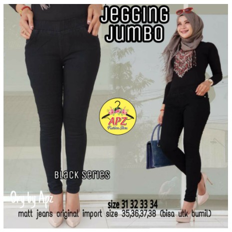 ((4 WARNA)) PROMO MURAH JEGGING POLOS 31-38 STRETCH