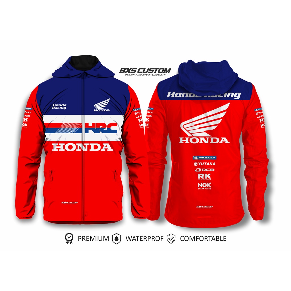 [NEW] JAKET TOURING HOODIE SUNMORI HRC TEAM HONDA HOODIE SUNMORI