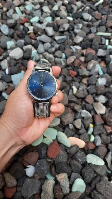 Jam Tangan Komono Winstone Royale Silver Blue