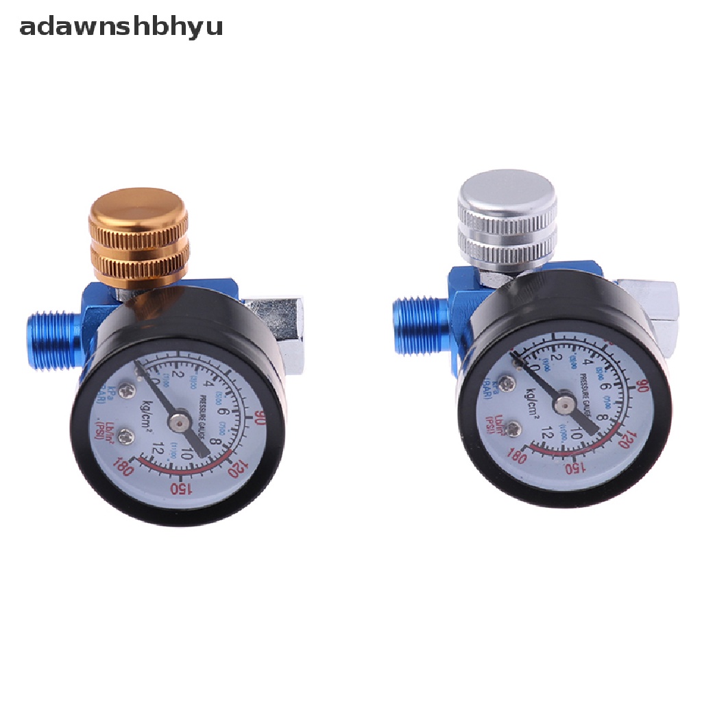 Adawnshbhyu 1/4NPT HVLP spary regulator air pressure gauge regulator Untuk spray gun