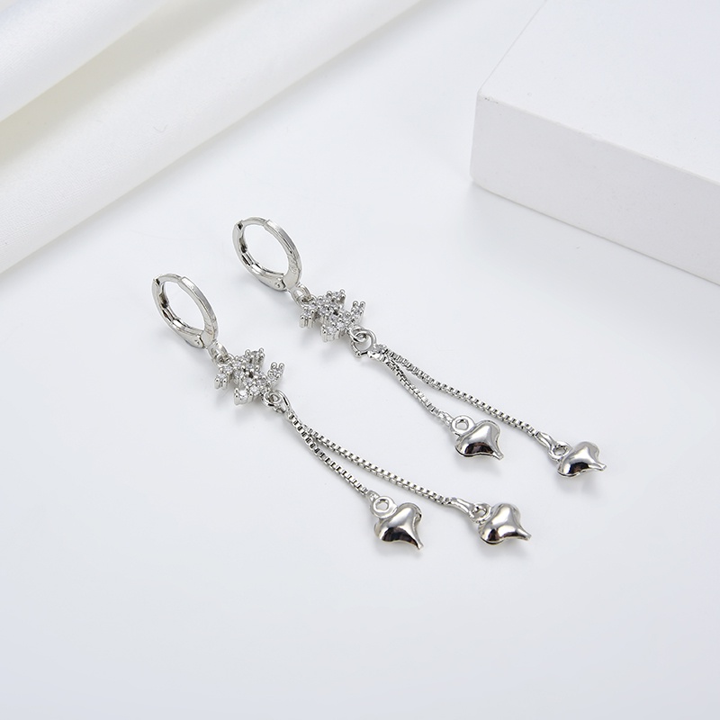 Anting Titanium Wanita Emas Muda Anti Karat Dewasa Tusuk Korea Asli Panjang Dan Luntur Korea Style Selamanya Dewasa 16