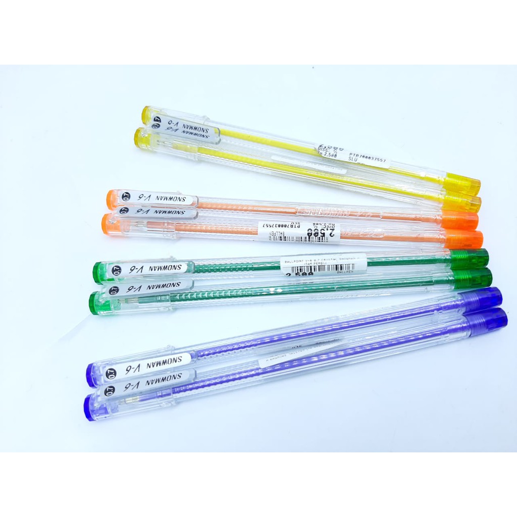 

BALLPOINT V-6 0.7 CRYSTAL SNOWMAN PERBIJI
