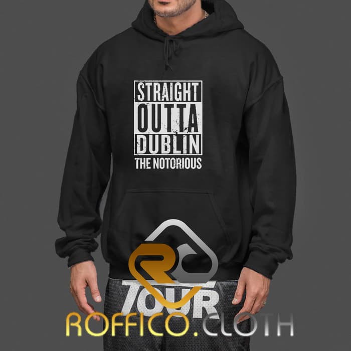 Jaket Hoodie Logo UFC Conor McGregor The Notorious - Roffico Cloth