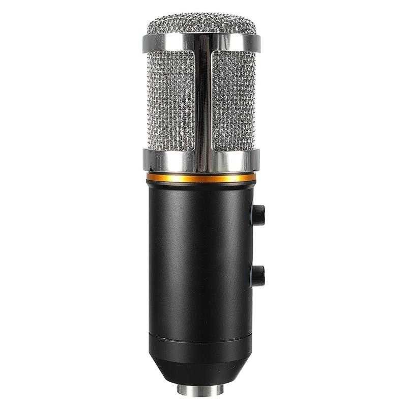 Mikrofon KTV Karaoke Condenser Microphone 3.5mm with Stand - MK-F200TL