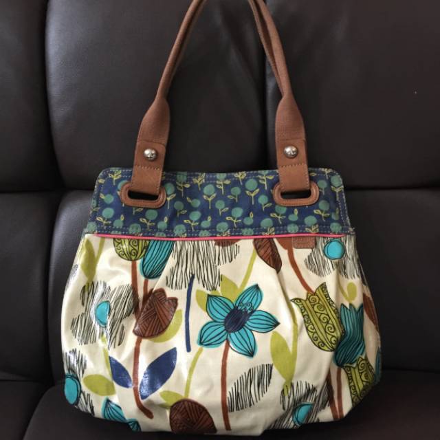 Fossil keyper tote tulip preloved