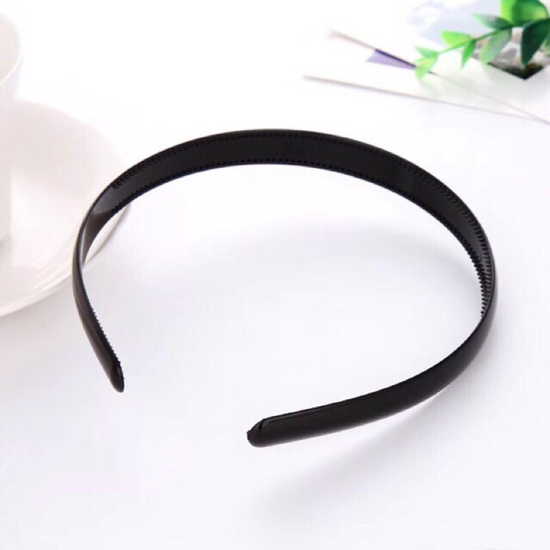 Headband Elastis Anti Slip Warna Solid Gaya Korea Untuk Cuci Muka