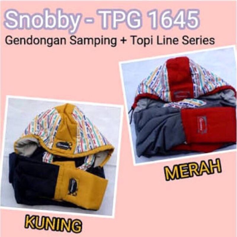 Gendongan samping topi polos Snobby line series TPG1645