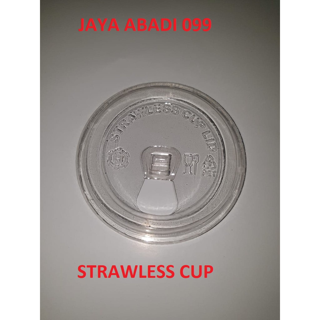 Tutup Gelas Plastik Strawless Lid Cup